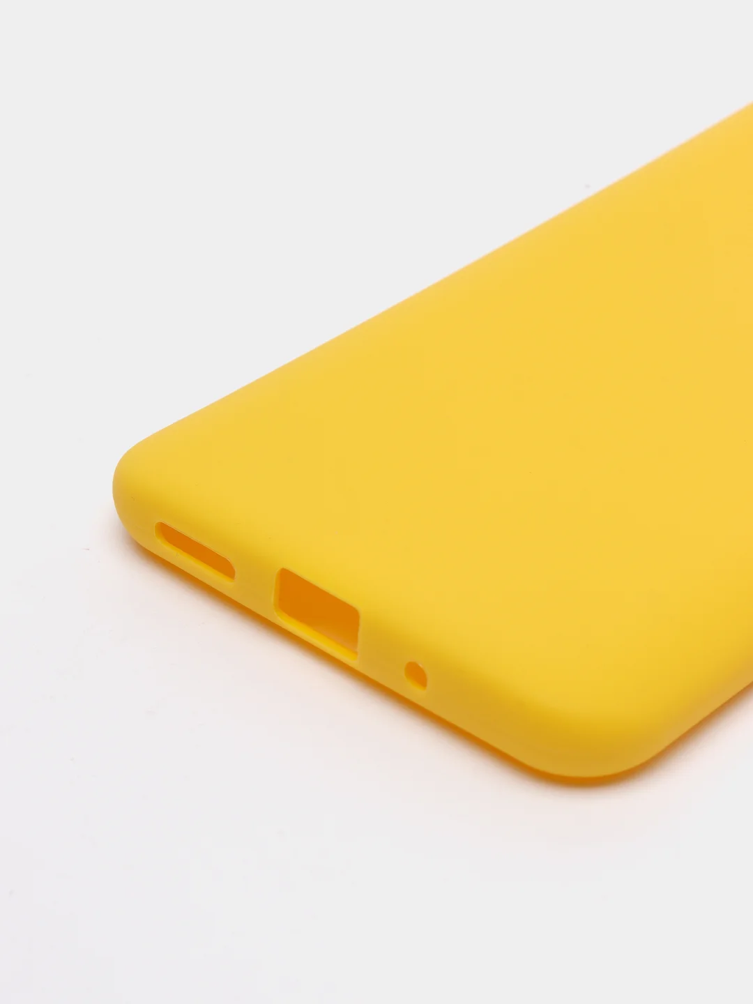 Желтый чехол для Xiaomi Redmi 9С силиконовый матовый однотонный