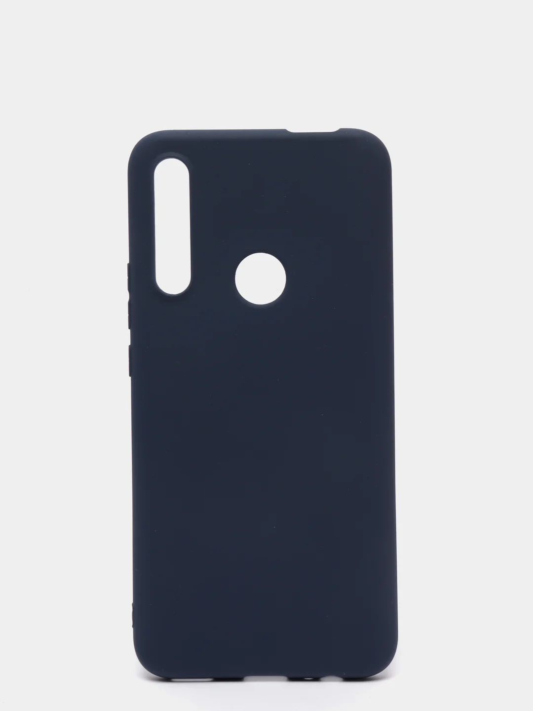 Синий чехол для Huawei P Smart Z/Honor 9X силиконовый матовый однотонный