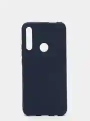 Синий чехол для Huawei P Smart Z/Honor 9X силиконовый матовый однотонный