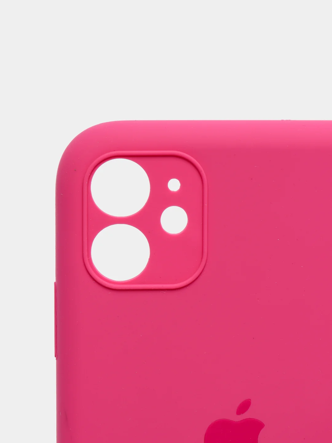 Конфетный чехол Silicone Case iPhone 11 с защитой камеры с бархатной подкладкой