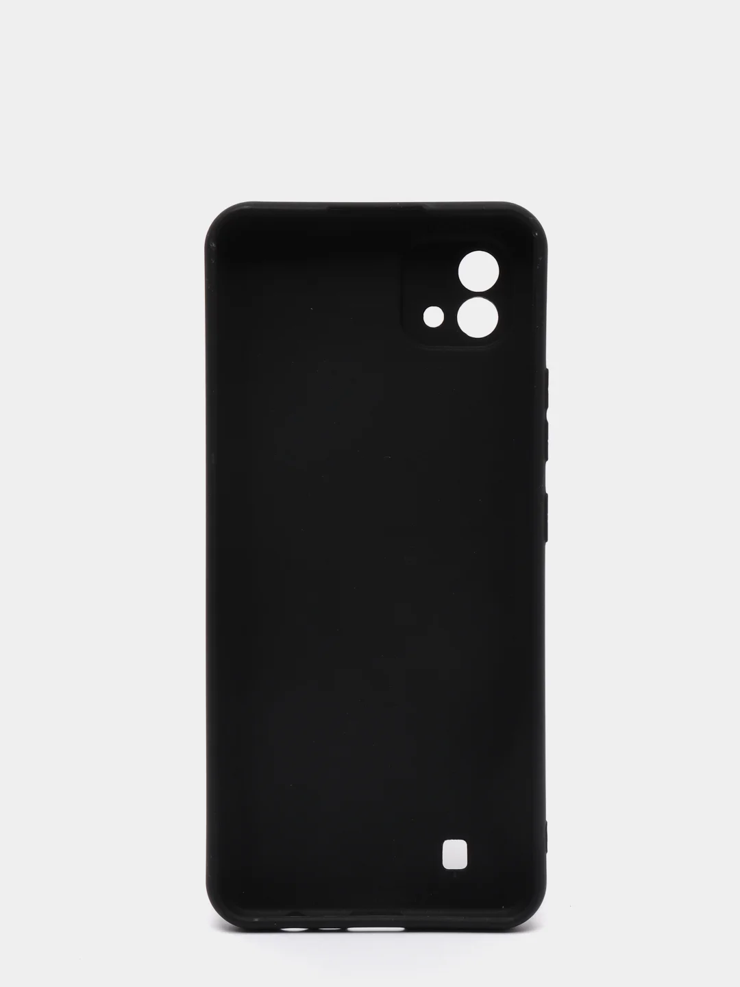 Черный чехол для Realme C20/C11 (2021) силиконовый матовый однотонный