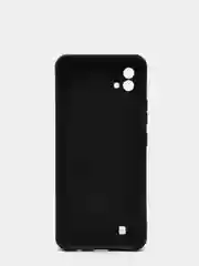 Черный чехол для Realme C20/C11 (2021) силиконовый матовый однотонный