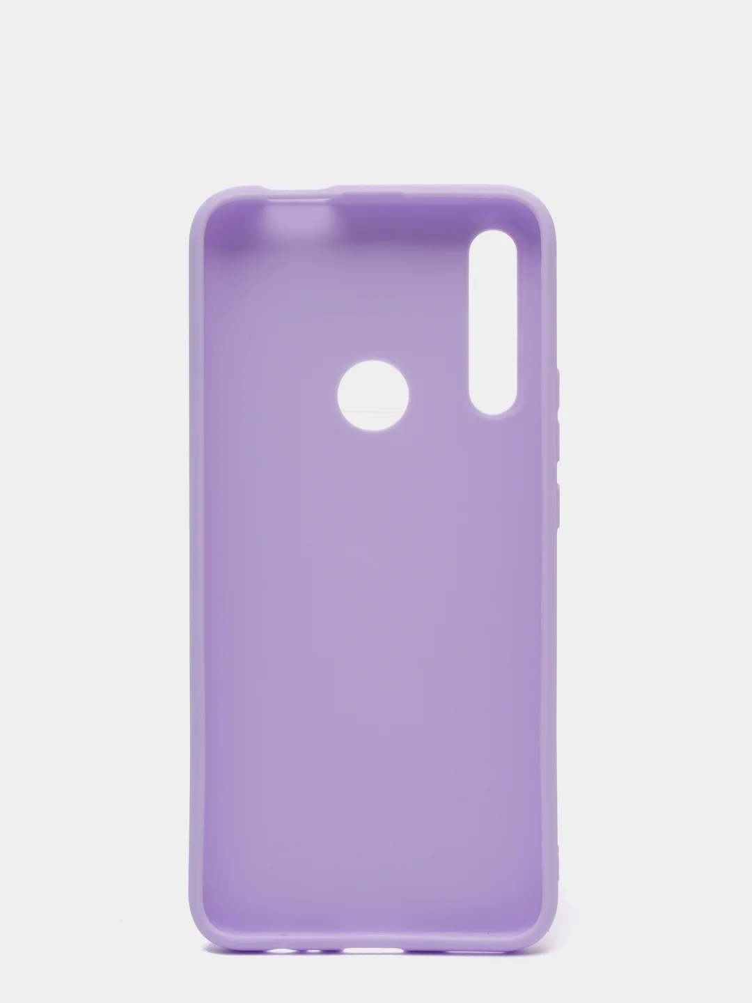 Сиреневый чехол для Huawei P Smart Z/Honor 9X силиконовый матовый однотонный