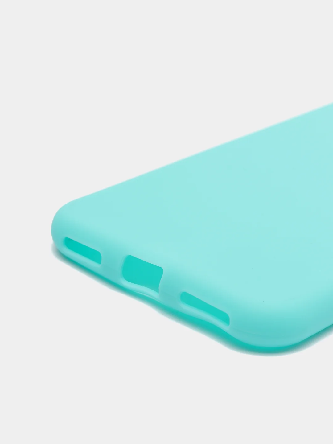 Бирюзовый чехол для Huawei Honor 8A/Y6 2019 силиконовый матовый однотонный