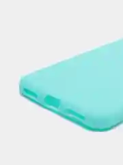 Бирюзовый чехол для Huawei Honor 8A/Y6 2019 силиконовый матовый однотонный
