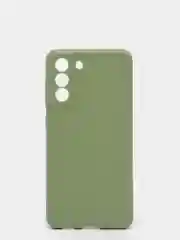 Оливковый чехол для Samsung G990B/S21 FE, силиконовый