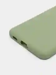 Оливковый чехол для Samsung G990B/S21 FE, силиконовый