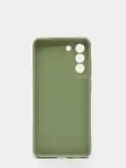 Оливковый чехол для Samsung G990B/S21 FE, силиконовый