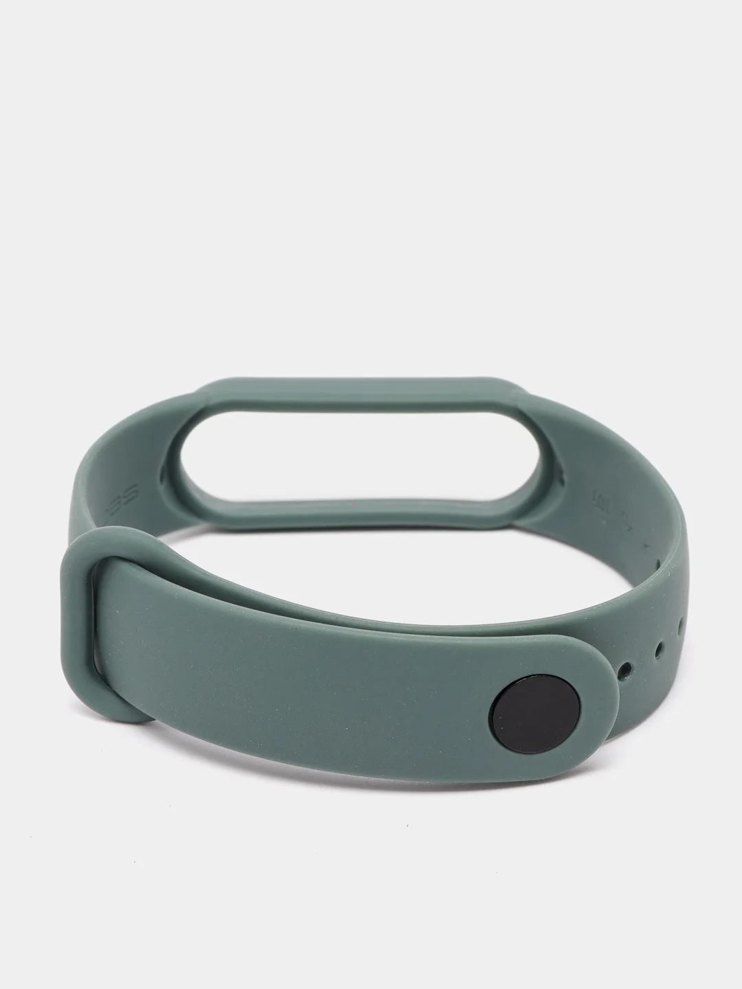 Лесной зеленый ремешок для Xiaomi Mi Band 5 / 6 / 7, силиконовый
