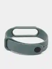 Лесной зеленый ремешок для Xiaomi Mi Band 5 / 6 / 7, силиконовый