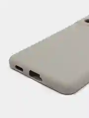 Серый чехол для Samsung G990B/S21 FE, силиконовый