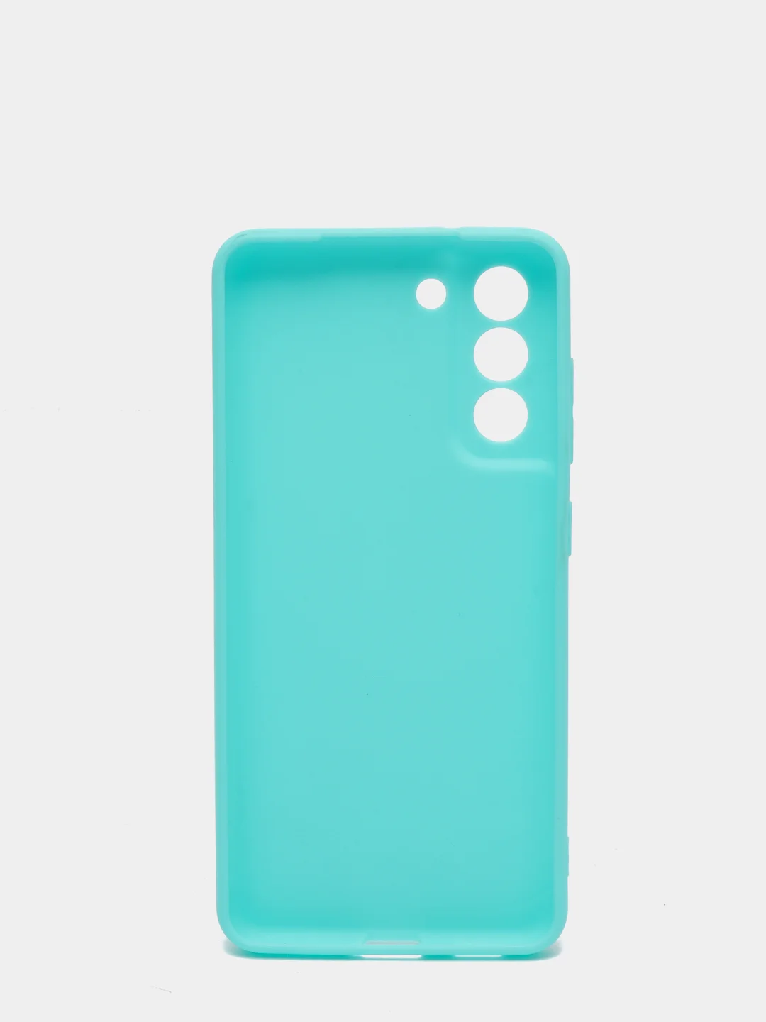Бирюзовый чехол для Samsung G990B/S21 FE, силиконовый