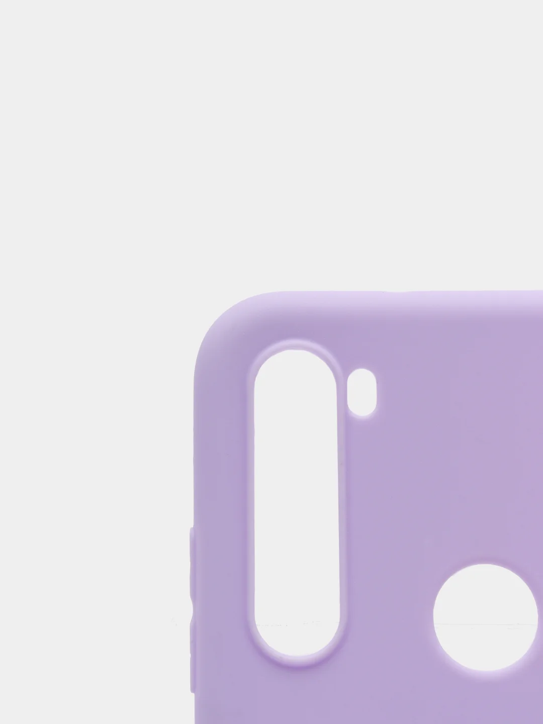 Сиреневый чехол для Xiaomi Redmi Note 8T силиконовый матовый однотонный
