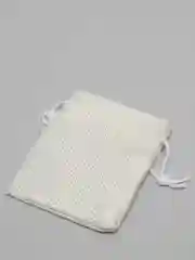 Мешочек подарочный "Льняной" 7x9 см, цвет молочный