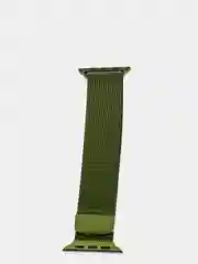 Лесной зеленый ремешок для Apple Watch "Миланская петля", металлический