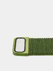 Лесной зеленый ремешок для Apple Watch "Миланская петля", металлический