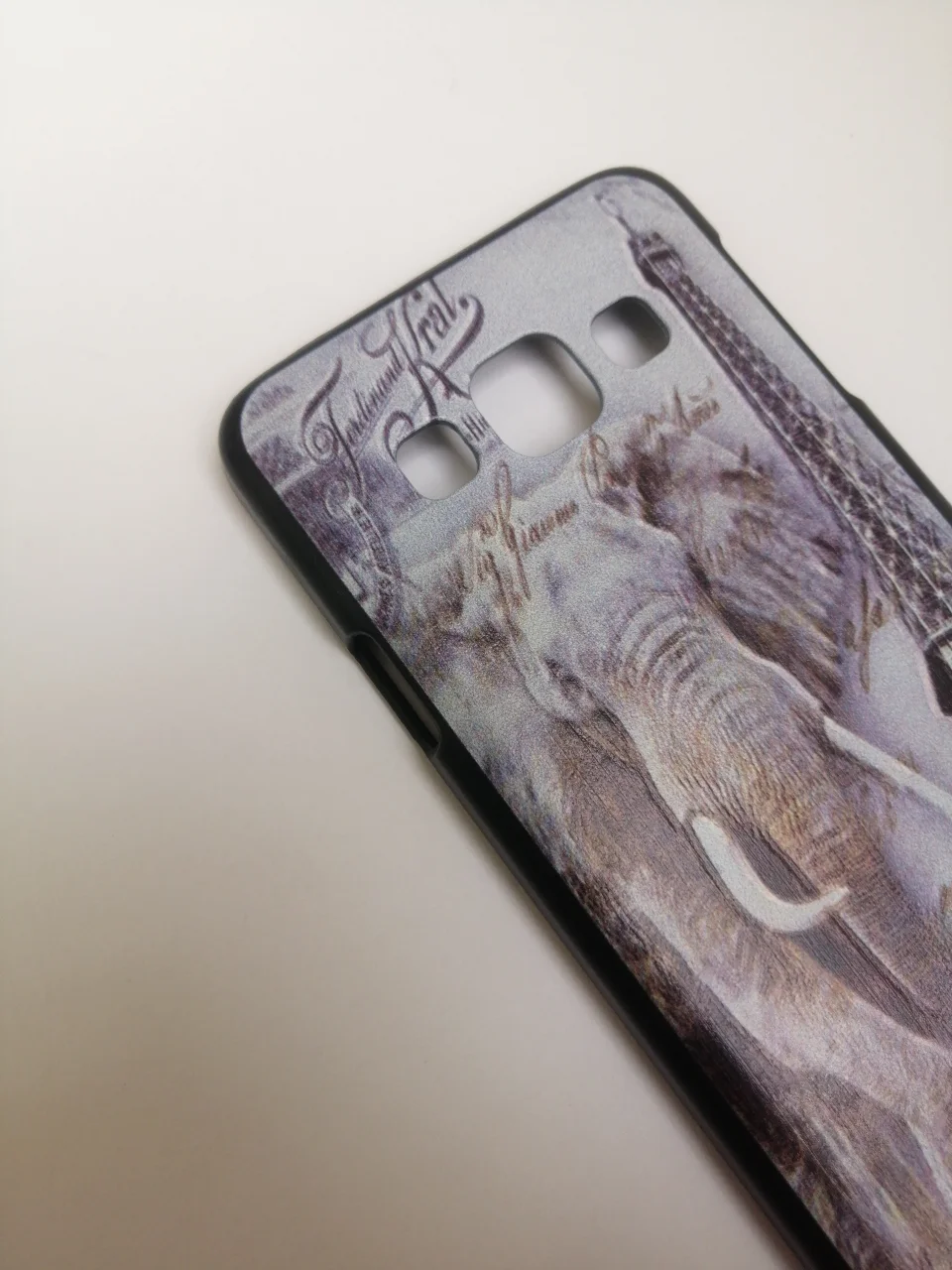 Пластиковый с рисунком чехол Samsung A3 15/Самсунг А3 2015(А300F) пластик