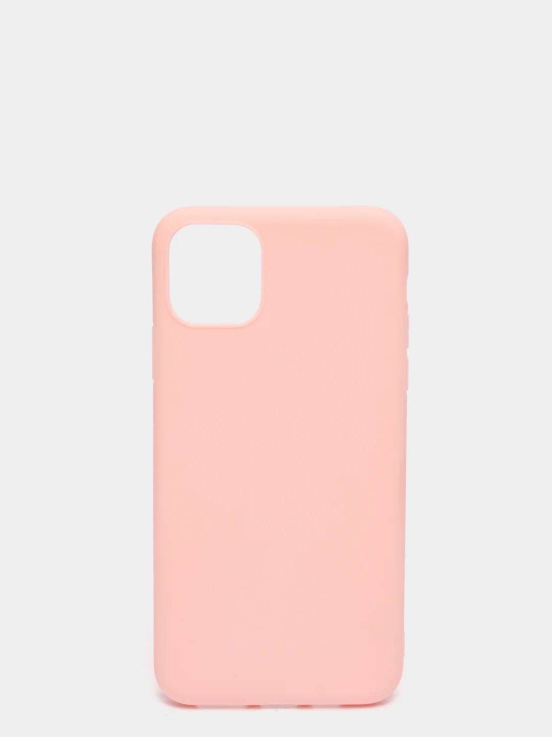 Розовый чехол для Apple iPhone 11 Pro Max силиконовый, матовый, однотонный