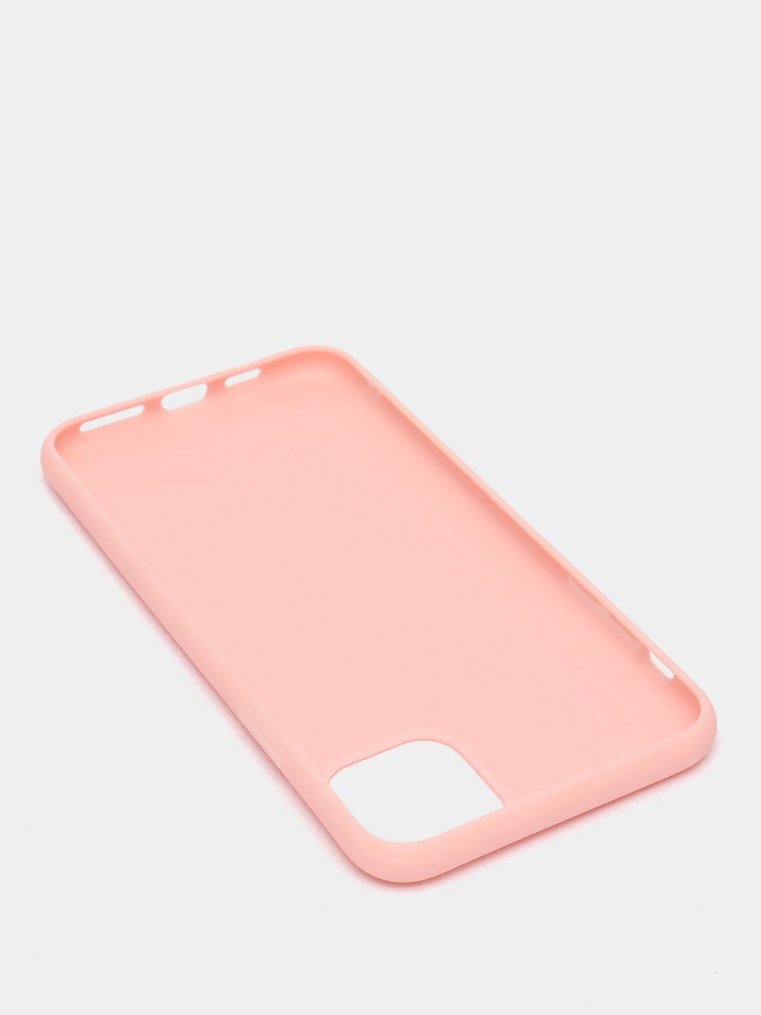 Розовый чехол для Apple iPhone 11 Pro Max силиконовый, матовый, однотонный