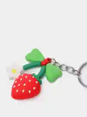 Вишнёвый брелок для ключей, силиконовая ручка, на рюкзак