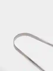 Серебряный стальной Скребок для Языка: Эффективный Очиститель и Освежитель Дыхания