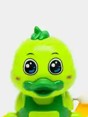 Зеленый заводная игрушка "Утенок", цвет микс