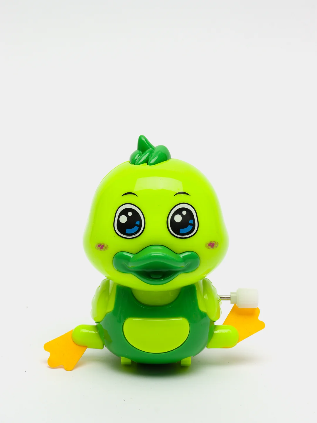 Зеленый заводная игрушка "Утенок", цвет микс