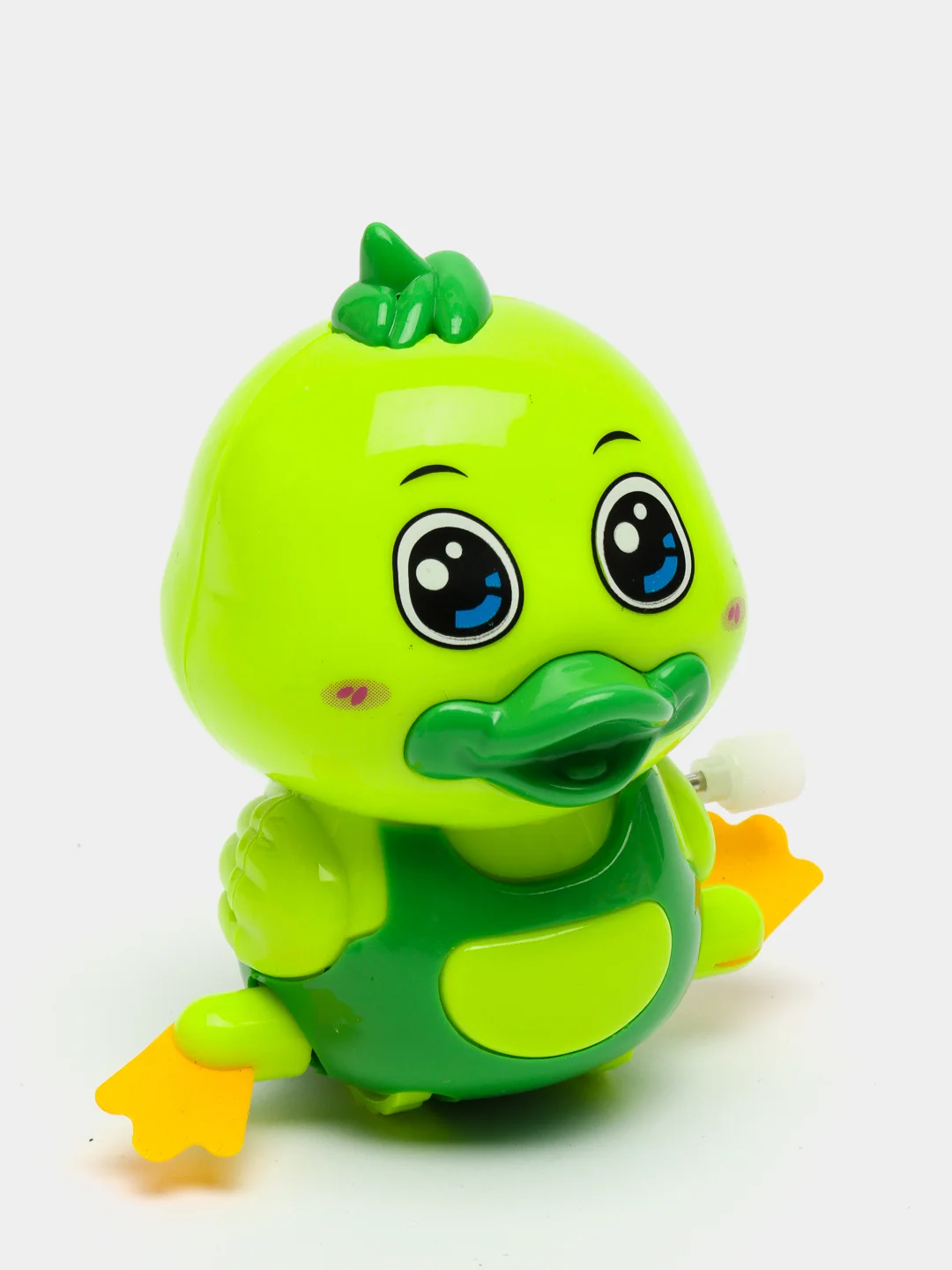 Зеленый заводная игрушка "Утенок", цвет микс