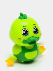 Зеленый заводная игрушка "Утенок", цвет микс