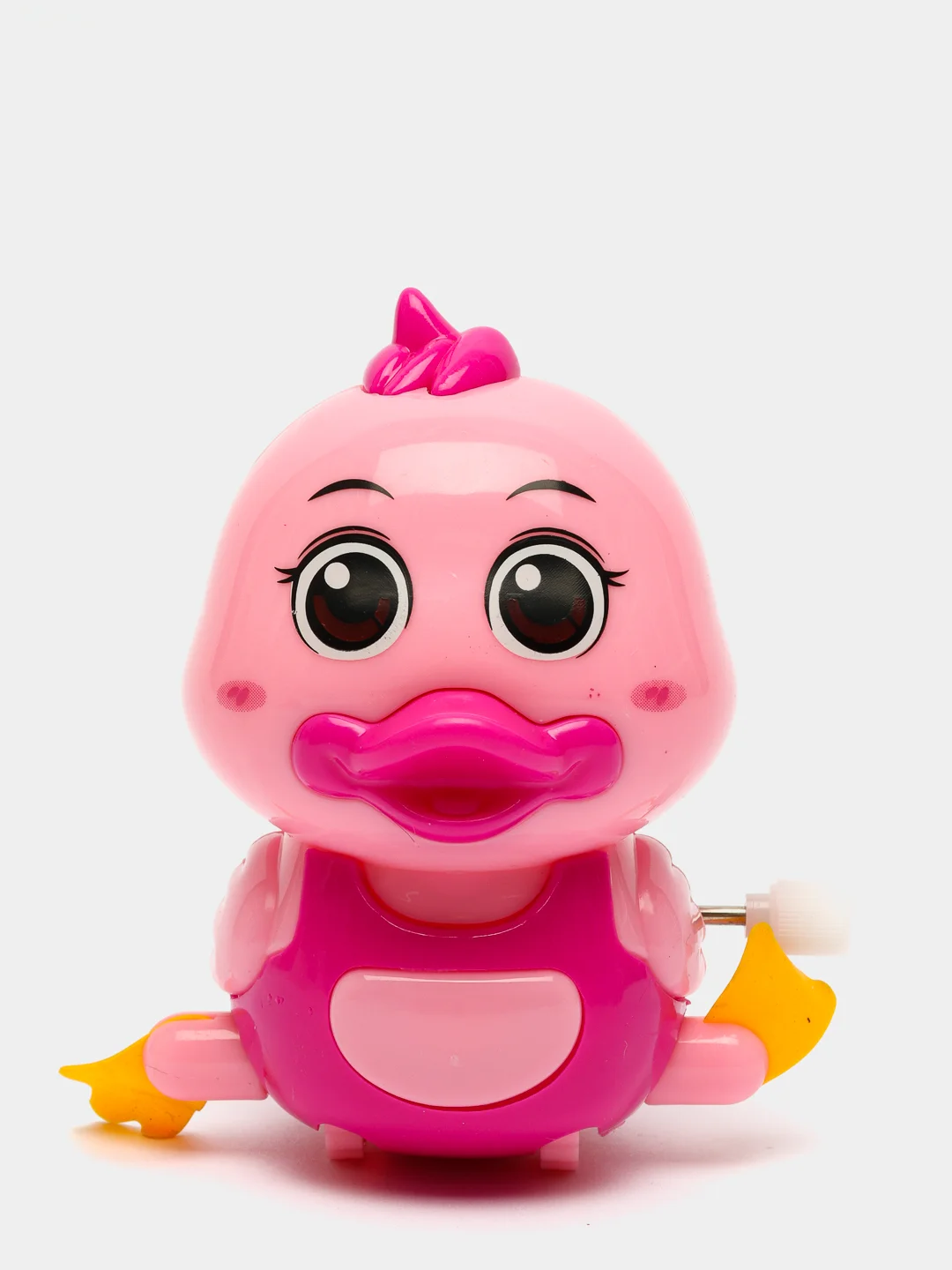 Розовый заводная игрушка "Утенок", цвет микс