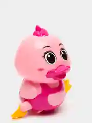 Розовый заводная игрушка "Утенок", цвет микс