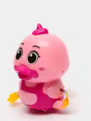 Розовый заводная игрушка "Утенок", цвет микс