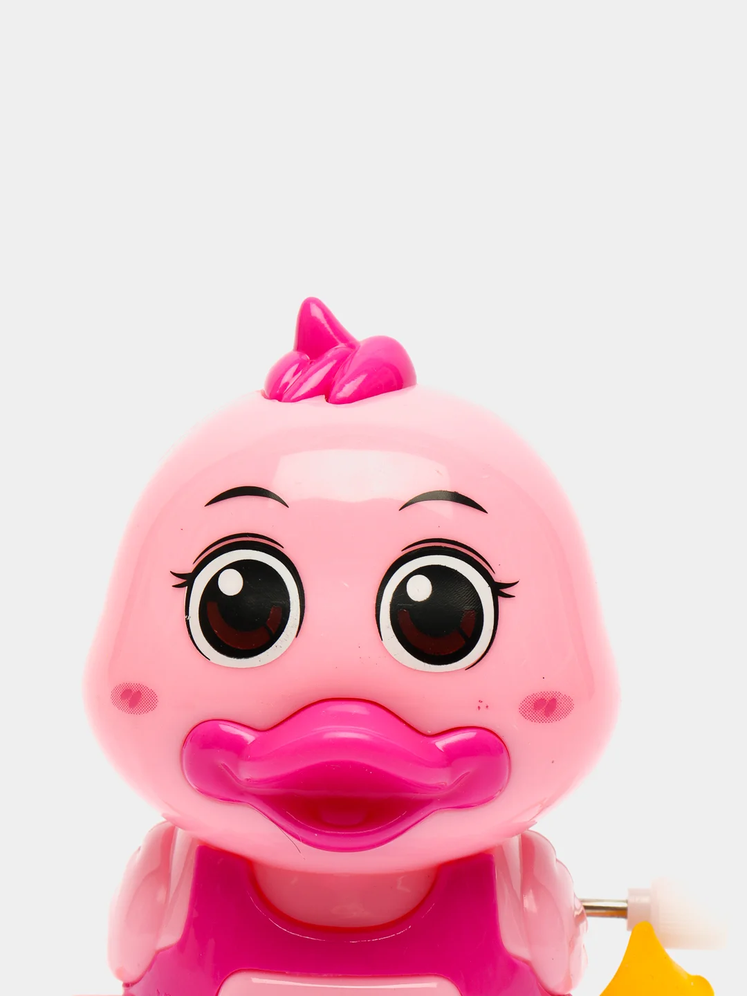 Розовый заводная игрушка "Утенок", цвет микс