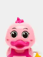 Розовый заводная игрушка "Утенок", цвет микс