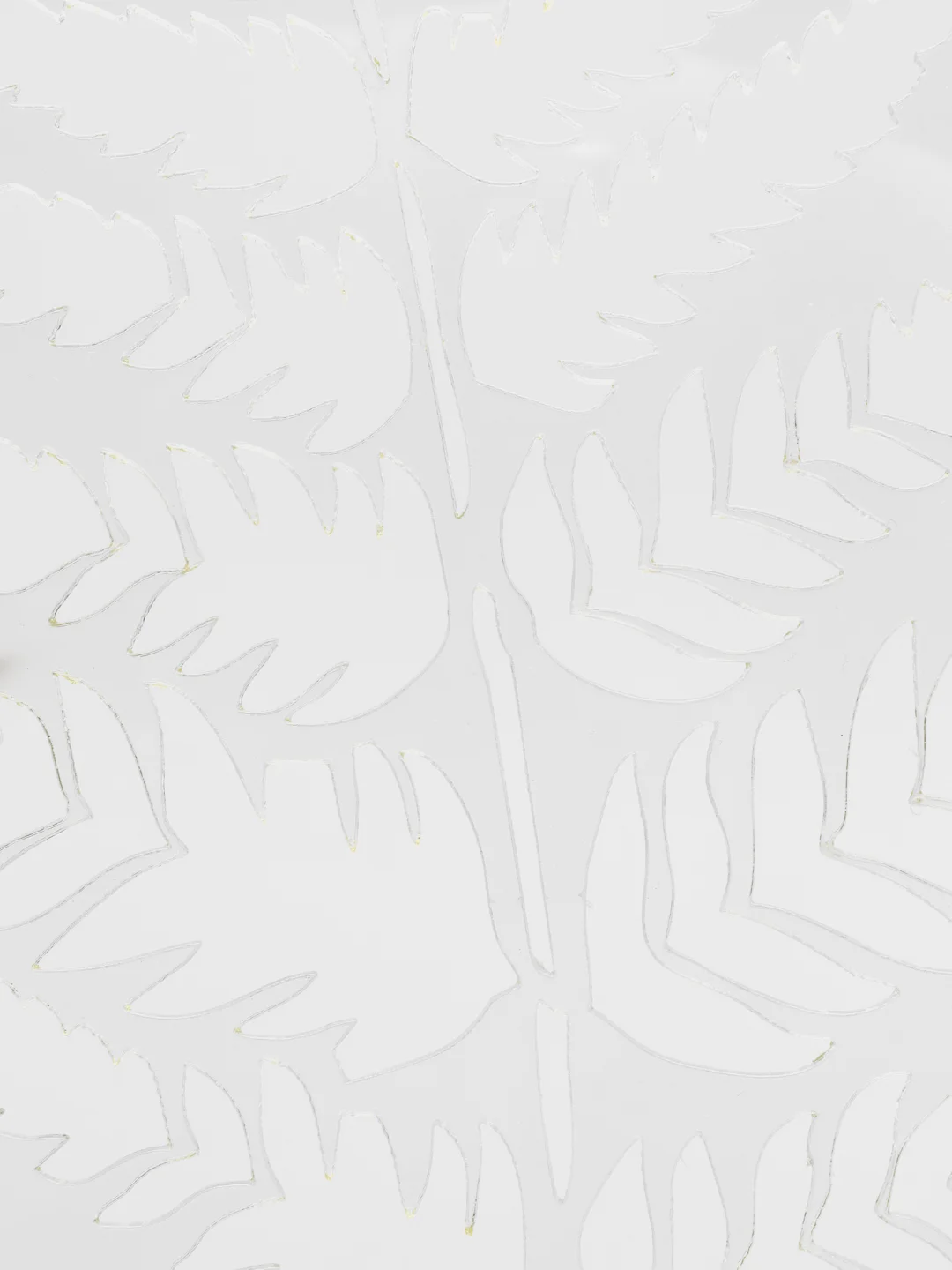 Трафарет пластиковый Luxart Template "Папоротник" 3, TR82, 30 х 15 см, толщина 1,5-2 мм