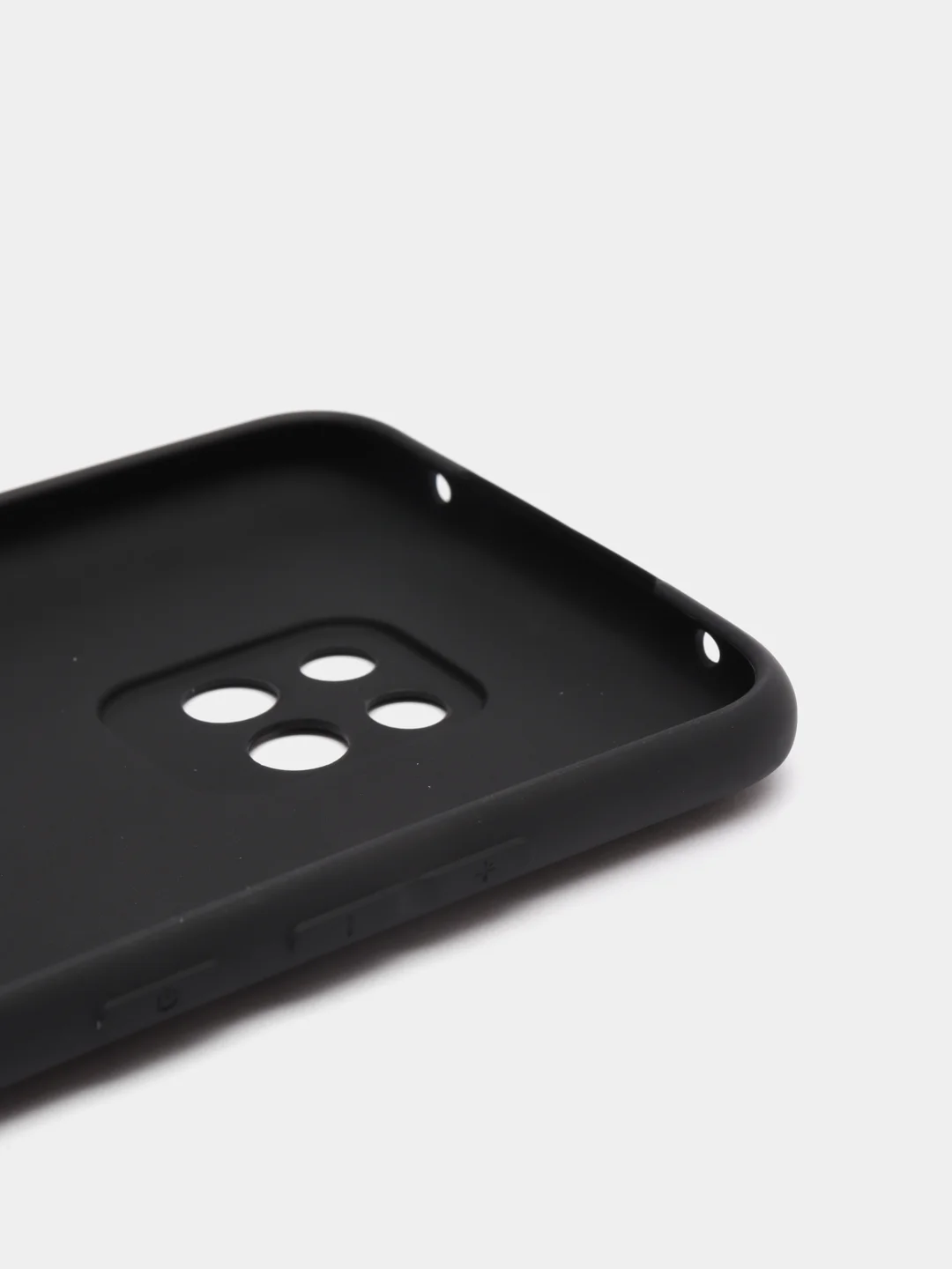 Черный чехол для Xiaomi Redmi 10X 5G, 10X PRO 5G силиконовый цветной матовый