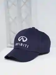 Синий меланж бейсболка унисекс с вышивкой Infiniti, разные цвета