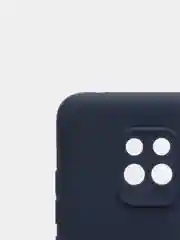 Темно-синий чехол для Xiaomi Redmi 10X 5G, 10X PRO 5G силиконовый цветной матовый