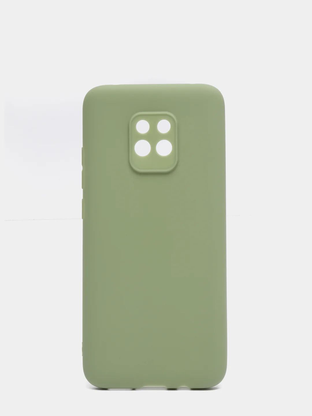Зелёный хаки чехол для Xiaomi Redmi 10X 5G, 10X PRO 5G силиконовый цветной матовый