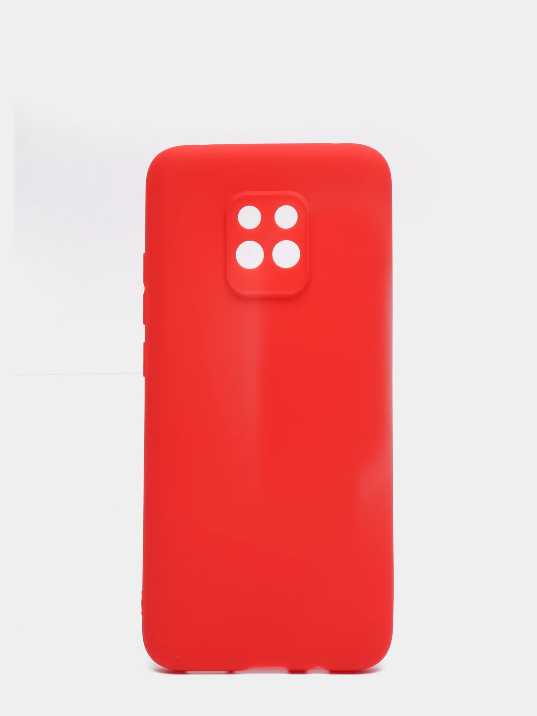 Красный чехол для Xiaomi Redmi 10X 5G, 10X PRO 5G силиконовый цветной матовый