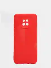 Красный чехол для Xiaomi Redmi 10X 5G, 10X PRO 5G силиконовый цветной матовый