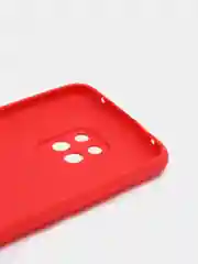 Красный чехол для Xiaomi Redmi 10X 5G, 10X PRO 5G силиконовый цветной матовый