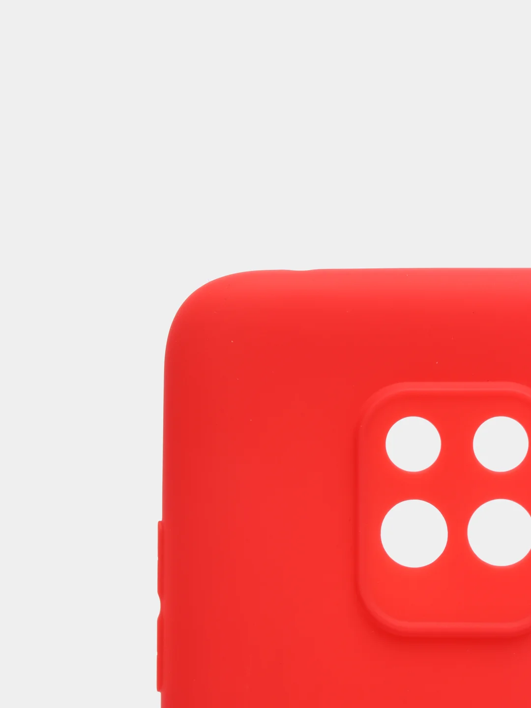 Красный чехол для Xiaomi Redmi 10X 5G, 10X PRO 5G силиконовый цветной матовый