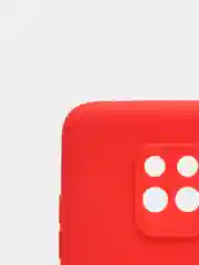Красный чехол для Xiaomi Redmi 10X 5G, 10X PRO 5G силиконовый цветной матовый