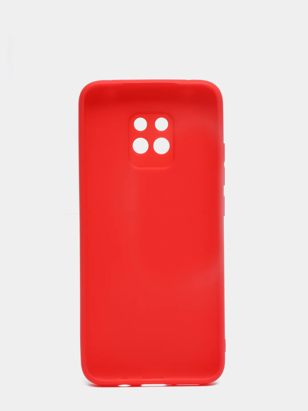 Красный чехол для Xiaomi Redmi 10X 5G, 10X PRO 5G силиконовый цветной матовый