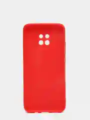 Красный чехол для Xiaomi Redmi 10X 5G, 10X PRO 5G силиконовый цветной матовый