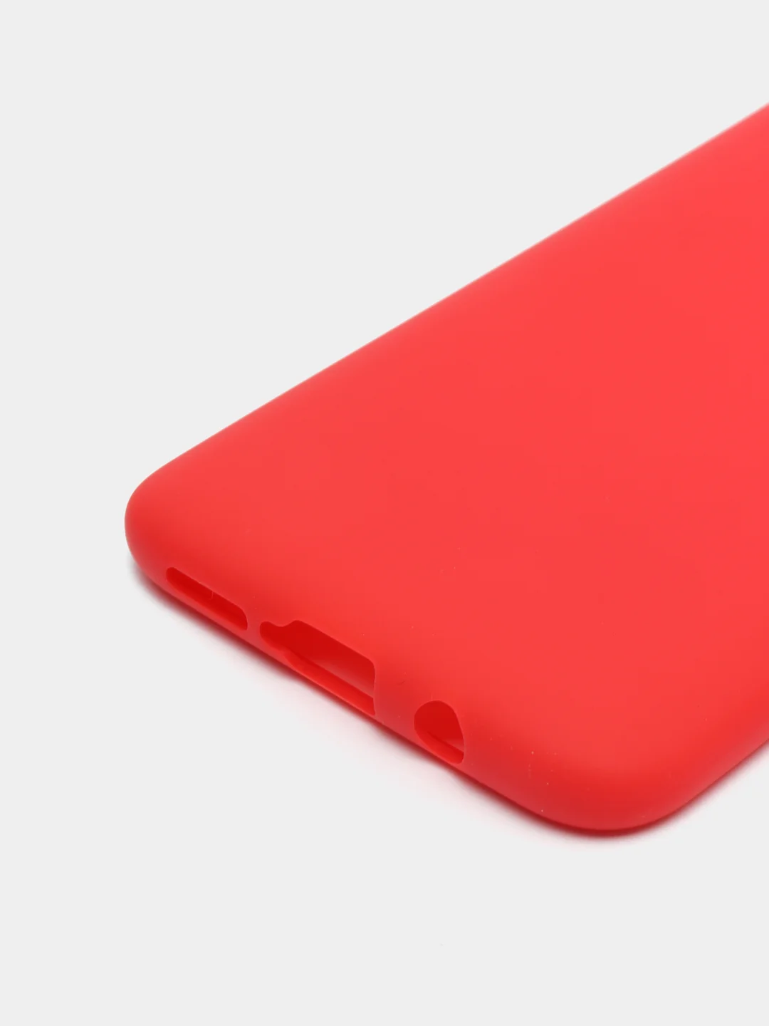 Красный чехол для Xiaomi Redmi 10X 5G, 10X PRO 5G силиконовый цветной матовый