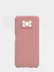 Розовый чехол для Xiaomi POCO X3, X3 PRO, X3 NFC силиконовый цветной матовый