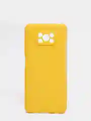 Желтый чехол для Xiaomi POCO X3, X3 PRO, X3 NFC силиконовый цветной матовый