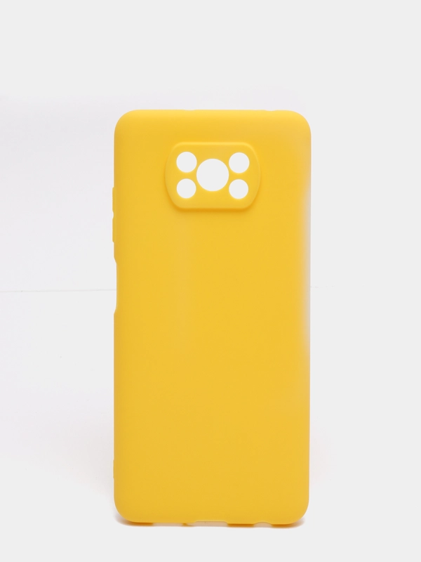 Чехол для Xiaomi POCO X3, X3 PRO, X3 NFC силиконовый цветной матовый